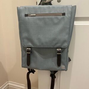Moshi Slim Gray/Blue Canvas Laptop/Backpack